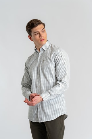 Chemise regular - Kaki