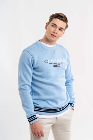 Felpa regular - Blu