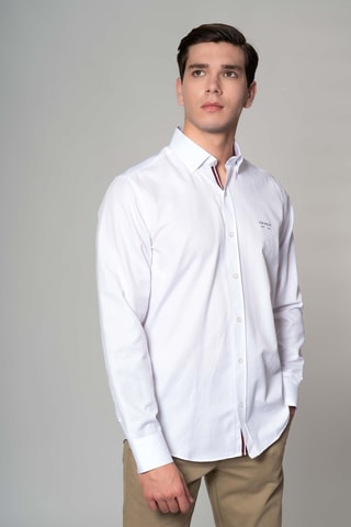 Chemise regular - Blanc