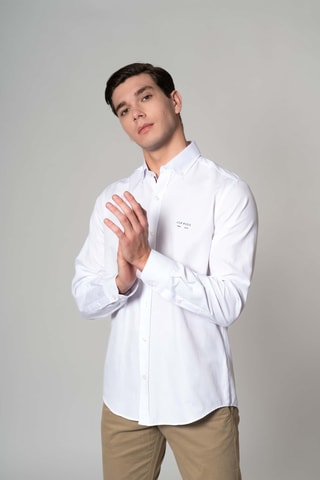 Chemise regular - Blanc
