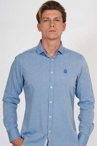 Chemise regular - Bleu
