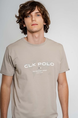 T-shirt regular - Taupe