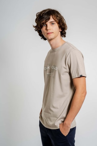 T-shirt regular - Taupe
