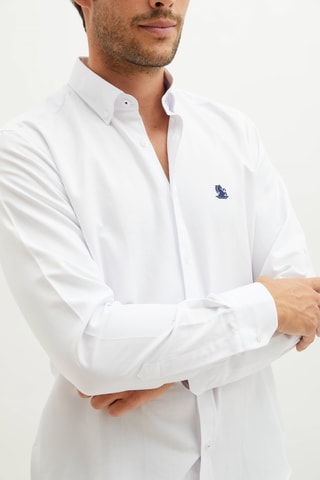 Chemise regular - Blanc