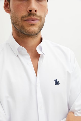 Chemise regular - Blanc