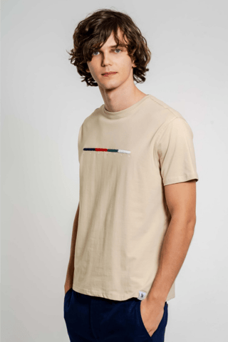 T-shirt regular - Beige