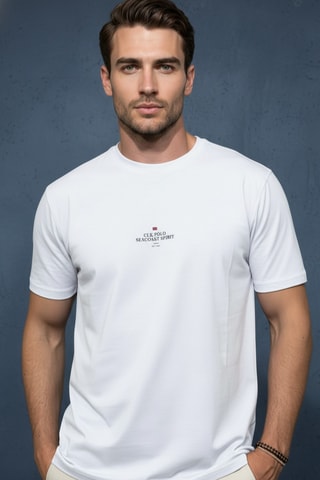 T-shirt regular - Bianco