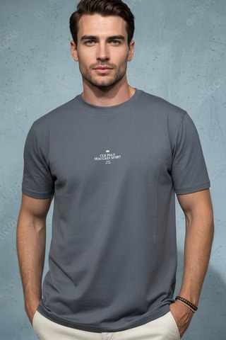 T-shirt regular - Grigio