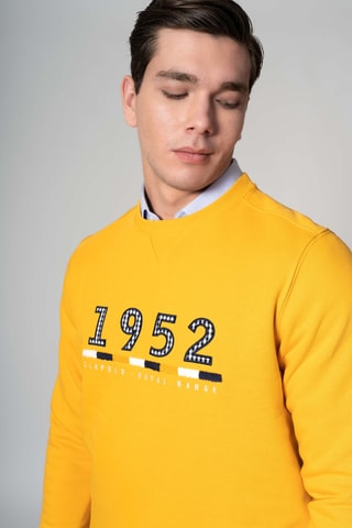 Felpa regular - Giallo