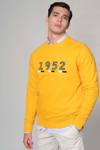Felpa regular - Giallo
