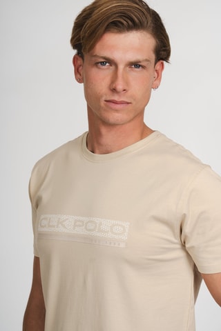 T-shirt regular - Beige