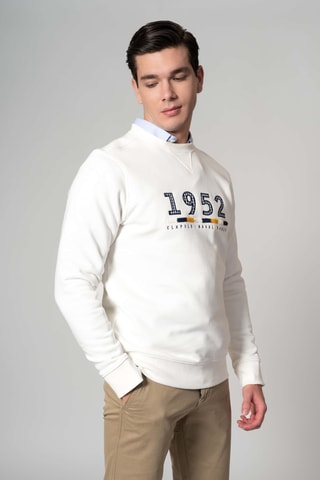 Felpa regular - Beige