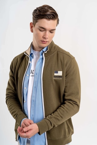 Cardigan regular - Kaki