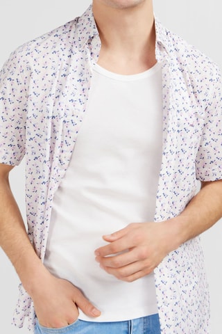 Chemise Pop 60 - Blanc