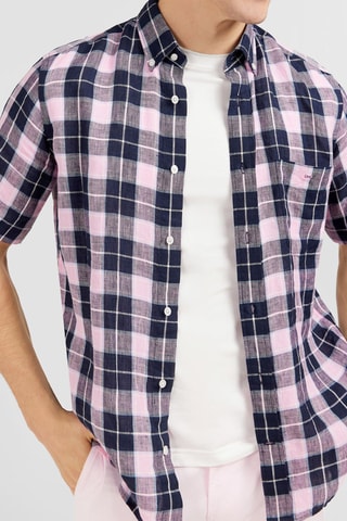 Chemise en lin - Rose