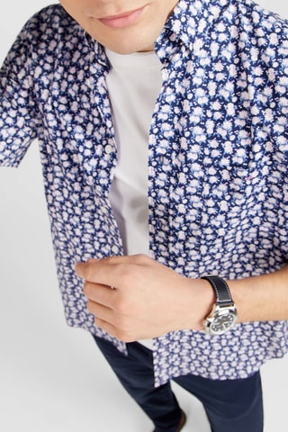 Chemise Pop 60 - Bleu
