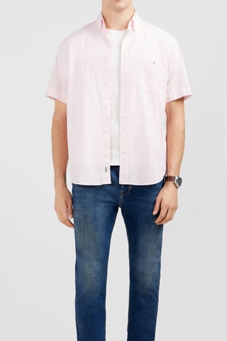 Chemise regular Dobby - Rose