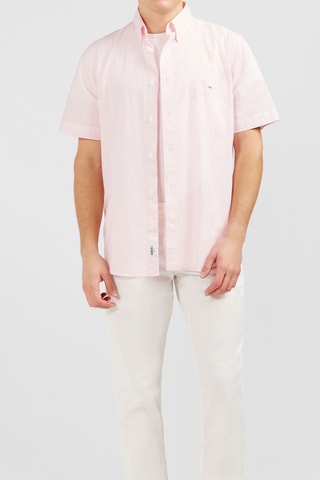 Chemise Dobby - Rose clair