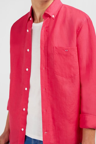 Chemise en lin Dernier Carré - Rose
