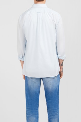 Chemise Dobby - Bleu clair