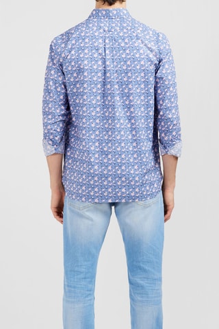 Chemise Pop 60 - Bleu