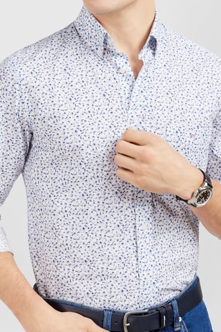Chemise Pop 60 - Blanc