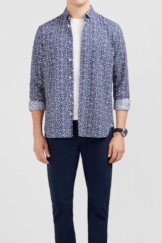 Chemise regular Pop 60 - Bleu