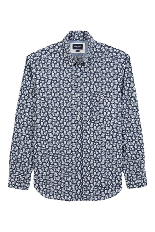 Chemise Pop 60 - Bleu marine