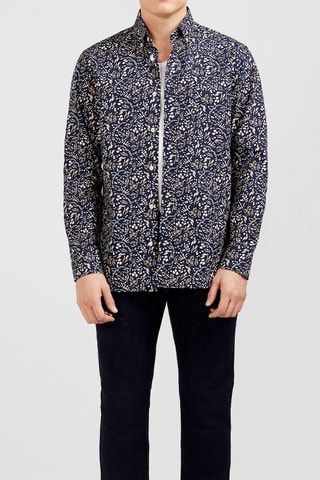 Chemise Pop 60 - Bleu marine
