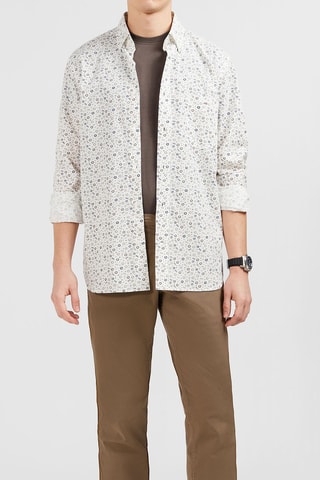 Chemise Pop 60 - Blanc