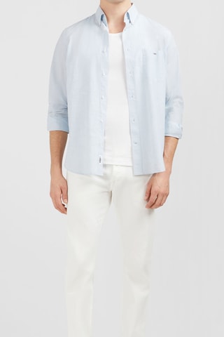 Chemise Dobby - Bleu clair
