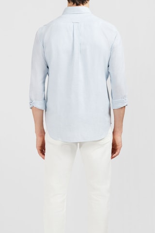 Chemise Dobby - Bleu clair