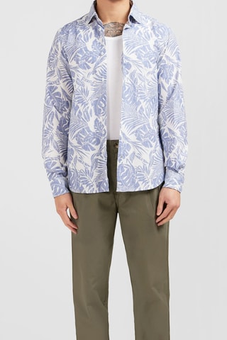 Chemise slim Margarita - Bleu