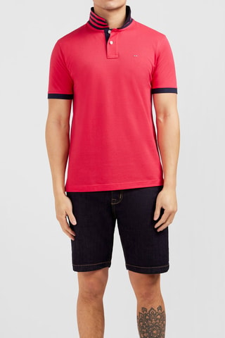 Polo regular Capitaine - Rouge