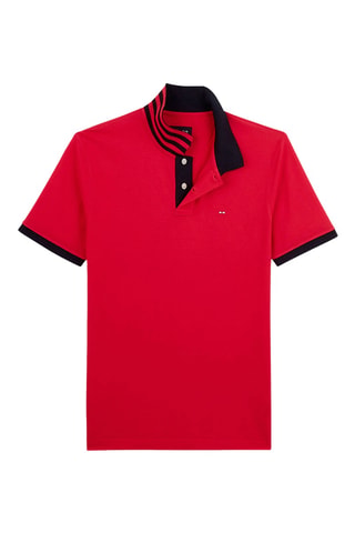 Polo regular Capitaine - Rouge