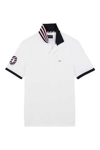 Polo regular Case Pilote - Blanc