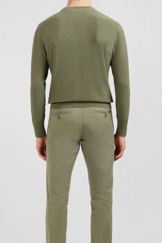 Pull en lin Colin - Kaki