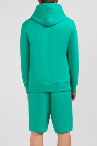 Sweat à capuche Planète - Vert