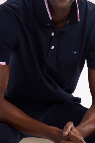 Polo regular Parenthèse - Bleu marine
