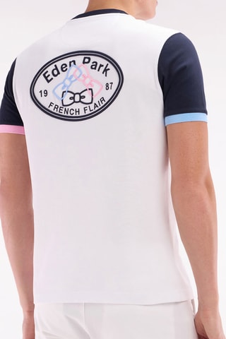 T-shirt droit Leçon de Rose - Blanc