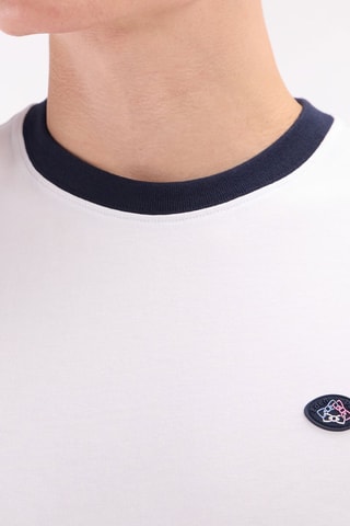 T-shirt droit Leçon de Rose - Blanc