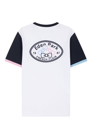 T-shirt droit Leçon de Rose - Blanc