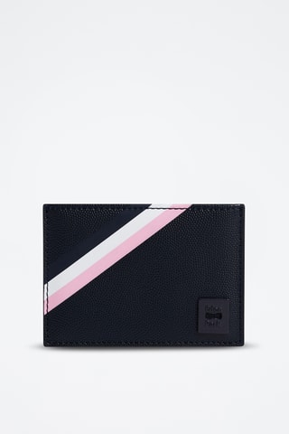 Porte-cartes en cuir - Noir