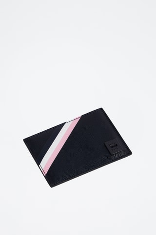 Porte-cartes en cuir - Noir