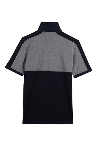 Polo Oxford Block - Bleu marine