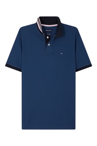 Polo regular Capitaine - Bleu marine