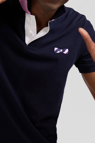 Polo regular Castelnau - Bleu marine