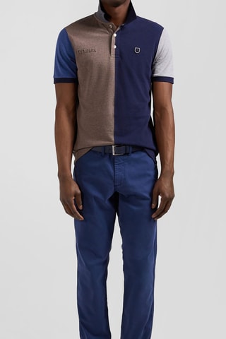 Polo MC Japonais - Bleu marine