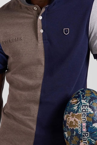 Polo MC Japonais - Bleu marine