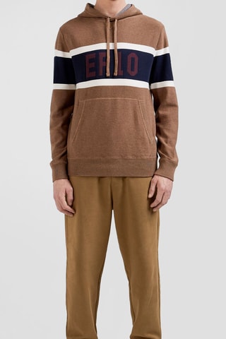 Pull à capuche - Marron